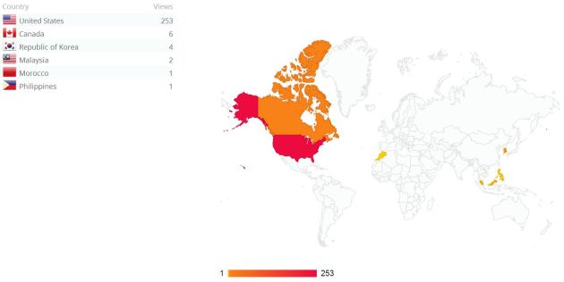 Top Views by Country